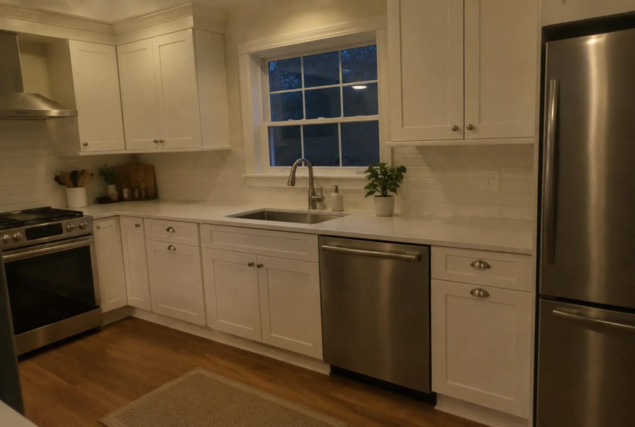 Kitchen example, before editing